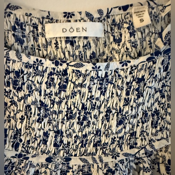 Doen Marjorie Dress in Jessamine Calio Cream - Picture 4 of 9